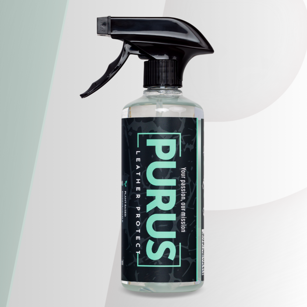 Sprayfles Leather Protect 500ml voor veilige en streeploze lederverzorging met frisse geur