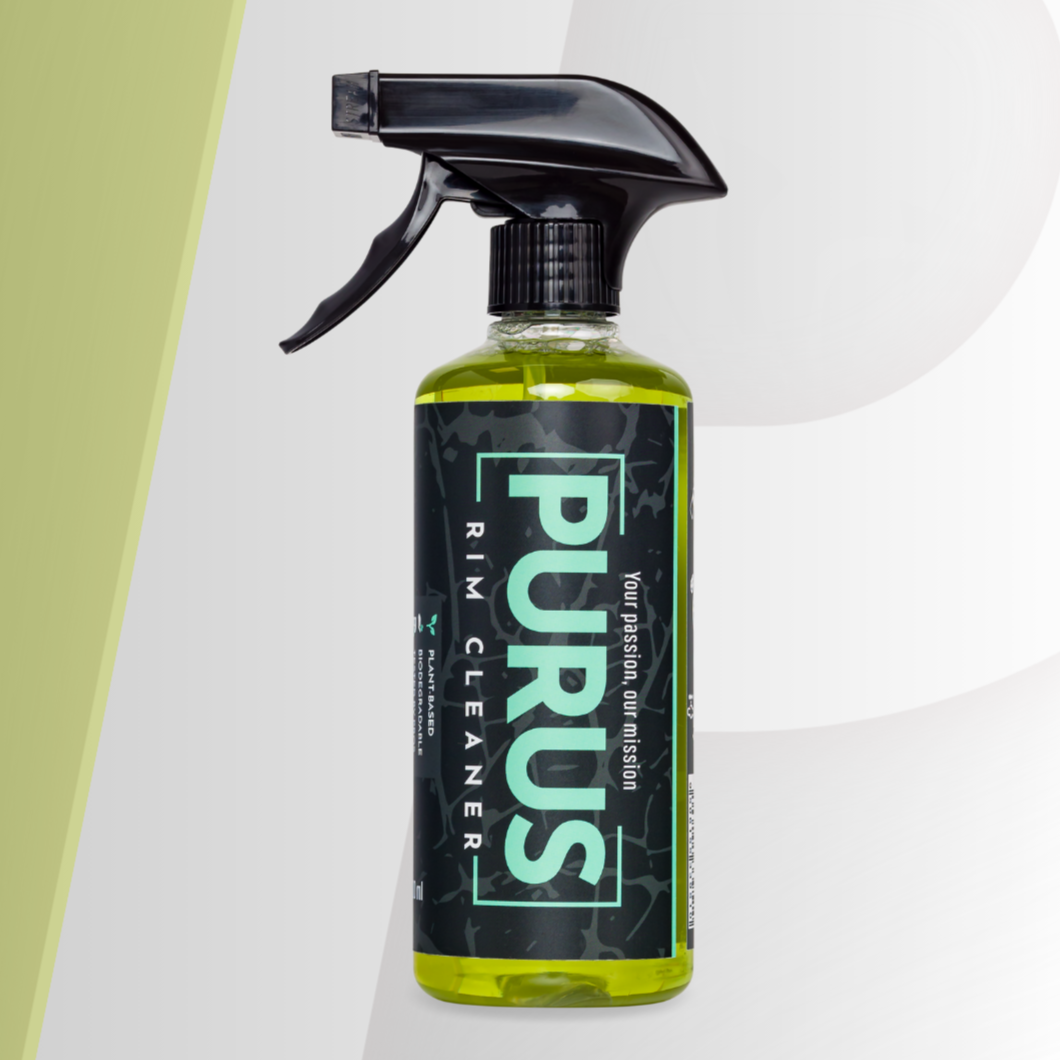 Fles Rim Cleaner van 500ml voor veilig verwijderen van remstof, vet en vuil op lichtmetalen velgen.