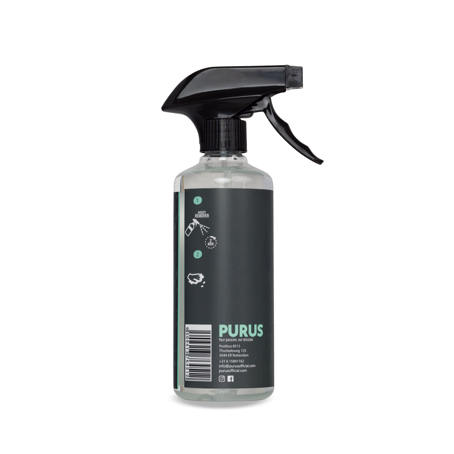 500ml Insect Remover spray voor veilige verwijdering van insectenresten op alle autolak en ruiten, ook geschikt voor gewrapte auto's.