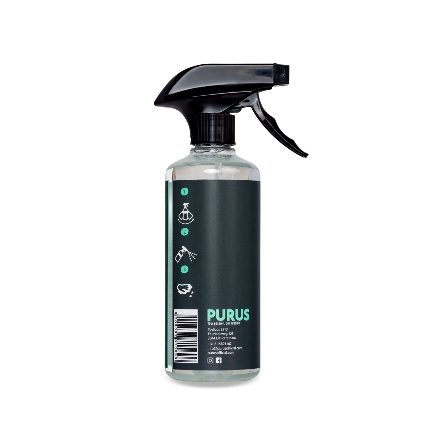 Leather Protect sprayfles 500ml voor veilig en streepvrij lederonderhoud met frisse geur