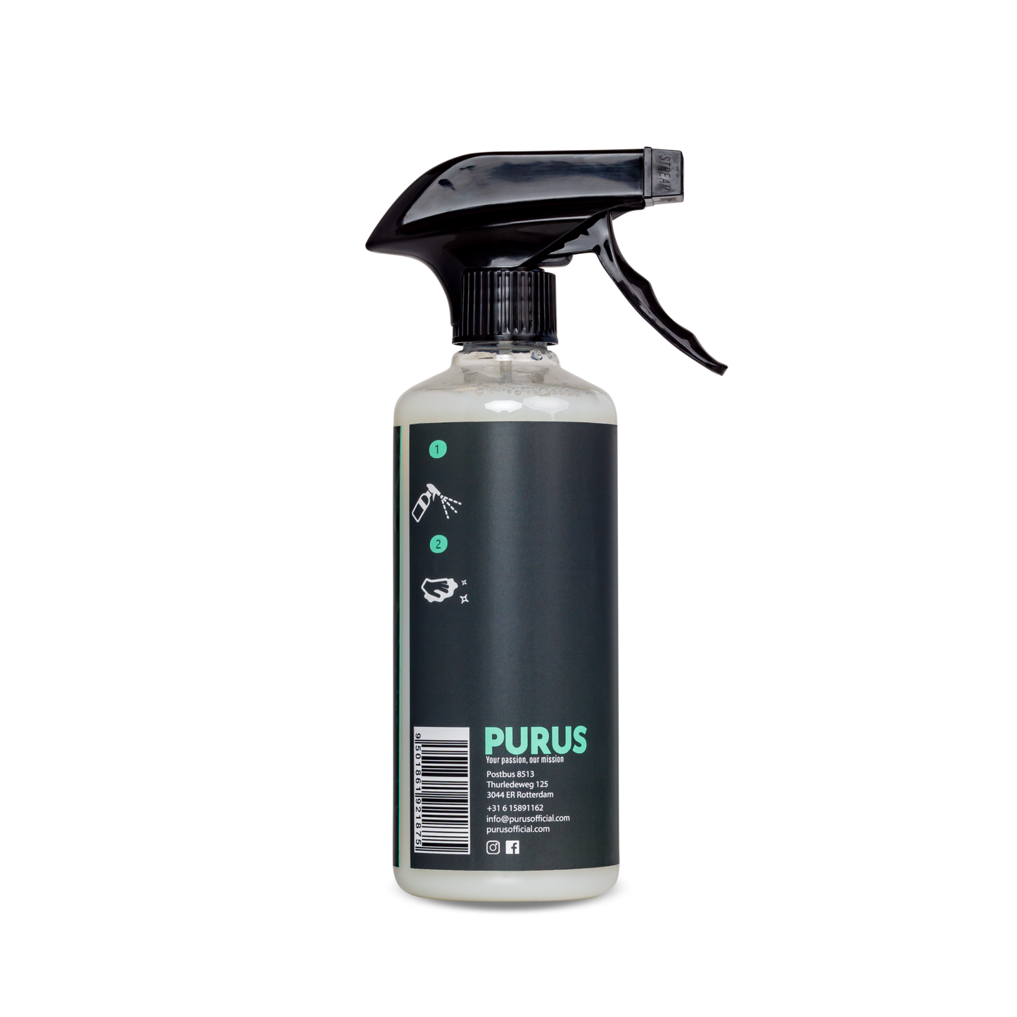 Spray wax van 500ml voor diepe glans, waterafstotende bescherming en strepenloze afwerking, milieuvriendelijk en siliconenvrij.