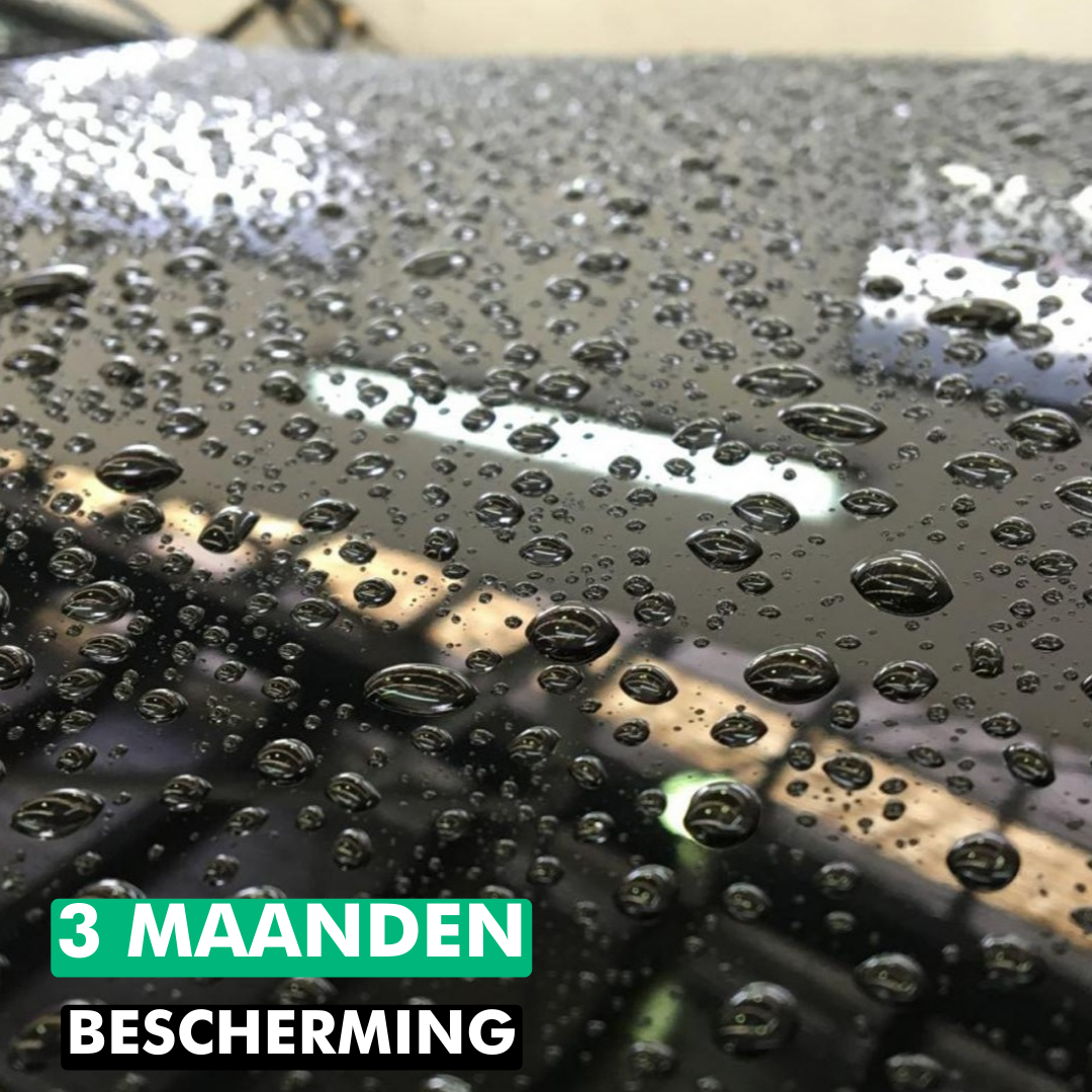 Waterafstotende keramische beschermlaag op autolak voor 3 maanden glans en bescherming